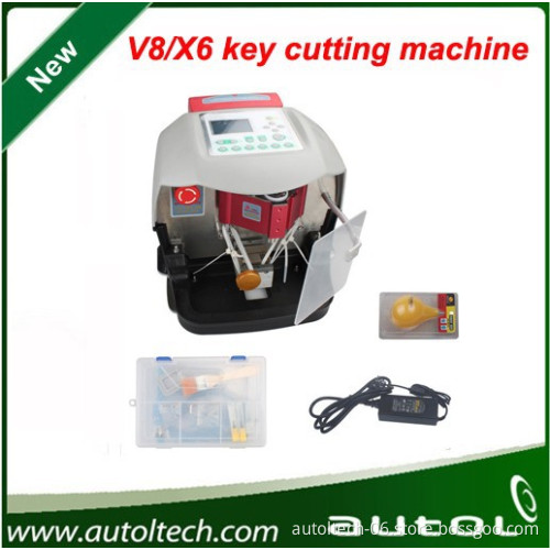 Newest Automatic V8/X6 transponder key programming machine portable key cutting machine computerized key cutting machine